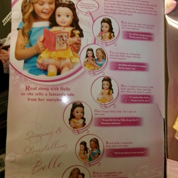 NIB My First Disney Princess Belle Singing & Storytelling Interactive 20" Doll - Picture 7 of 16